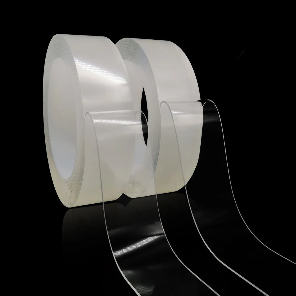 1mm Invisible Double Sided Gel Wall Tape No Trace Reusable Washable Traceless Adhesive Tape Nano Tape