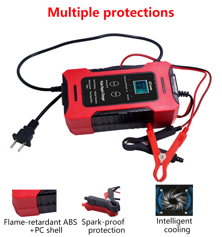 12V6a High-Efficiency Lead-Acid Battery Charger for Self-Stopping Cars