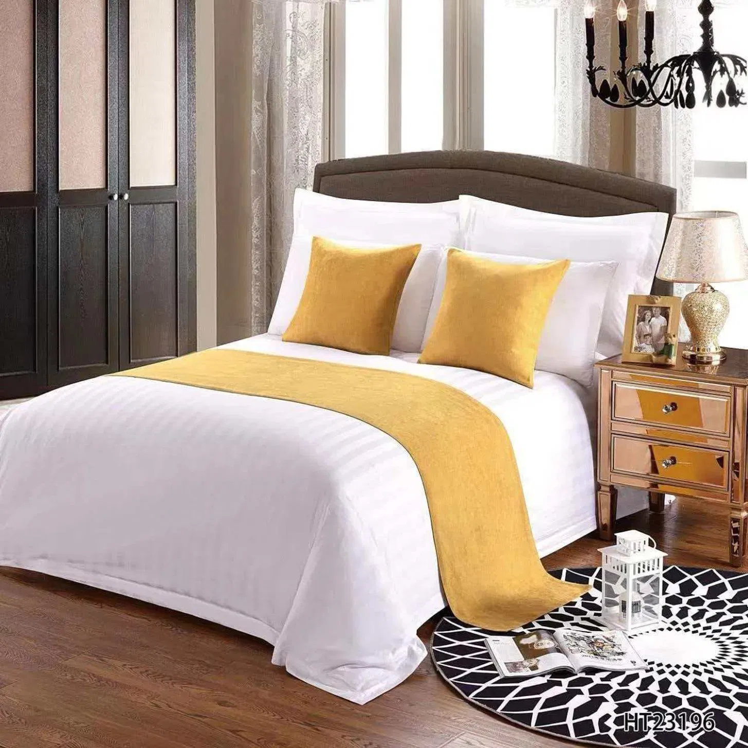 Hotel Luxe 100% Cotton White Bedding Set for Ultimate Comfort