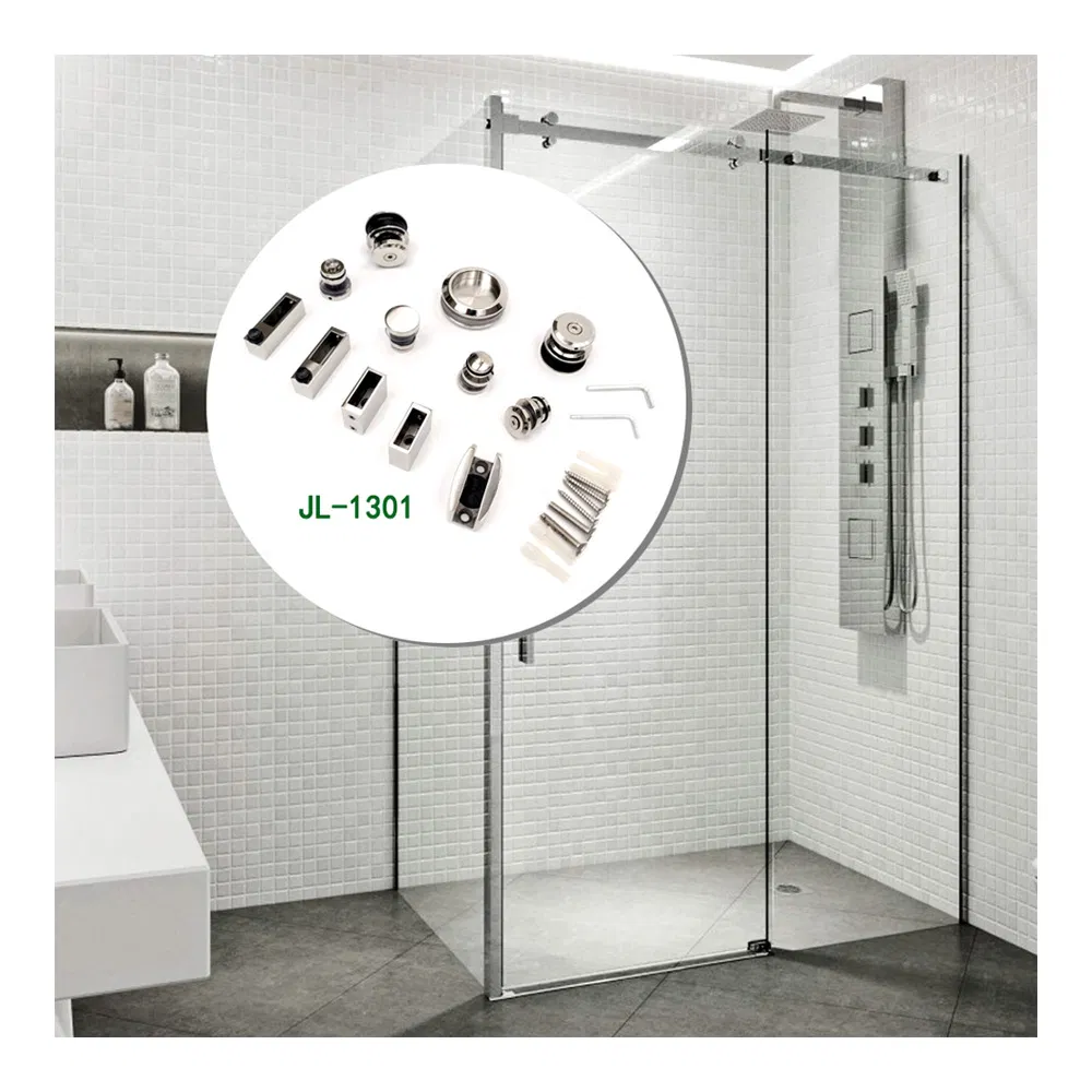 Bathroom Glass Accessories Glass Sliding Door Hardware Shower Enclosure Kit