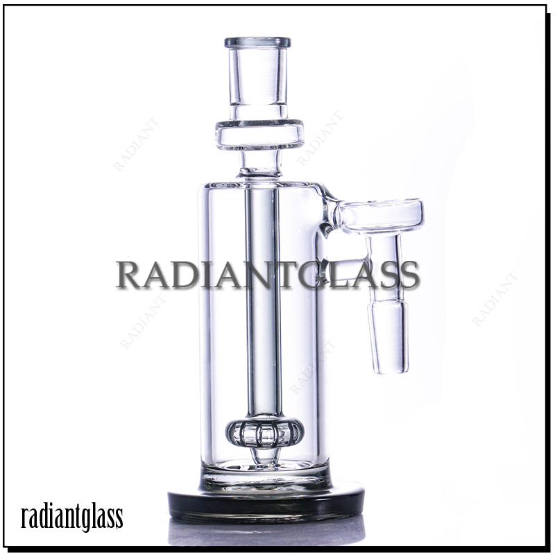 Smoking Accessories Glass Ash Catcher 14mm 45/90 Degree Showerhead Percolator One Inside Joint 18mm Thick Clear Ashcatcher for pipe