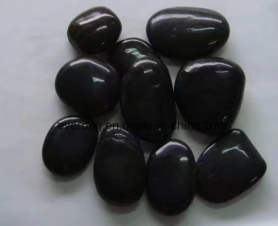 Highly Shine High Polished Natural Stone Tumbled Pebble for Garden Decoration