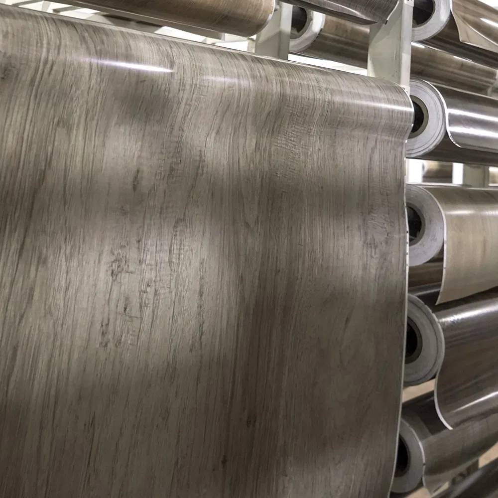 PVC Flooring Spc Flooring Wooden Design Marble Design Decorative Color Film