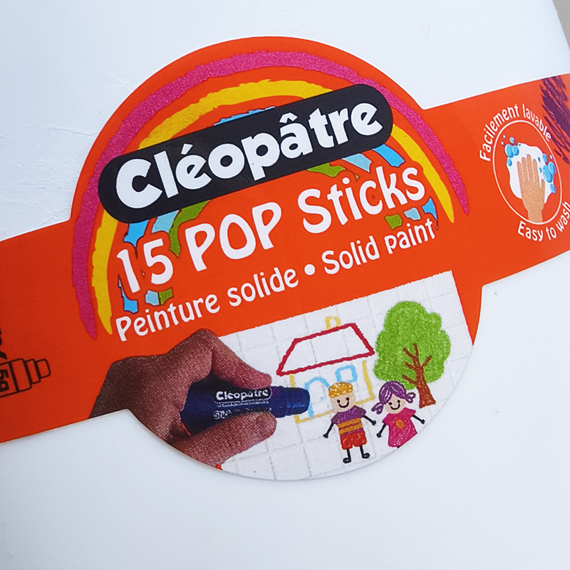 Customized Printing Irregular Shape Stationery Label Sticker with Glossy Lamination