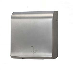 Hand Dryer with Stainless Steel Cover and Modern Design