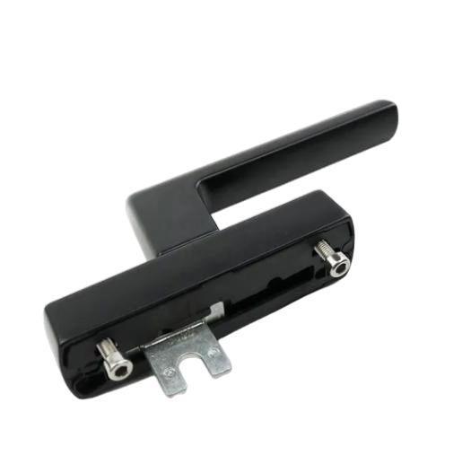 Durable Black Aluminium Window Handle for European Designs