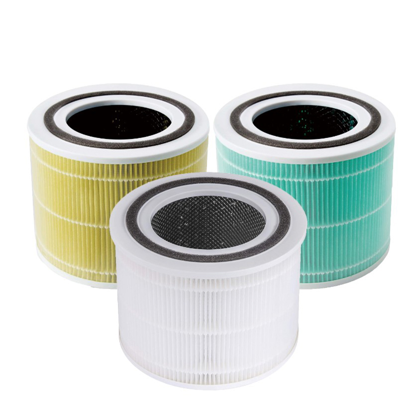 Round HEPA Filter Cartridge for Air Purifiers and Cleaners