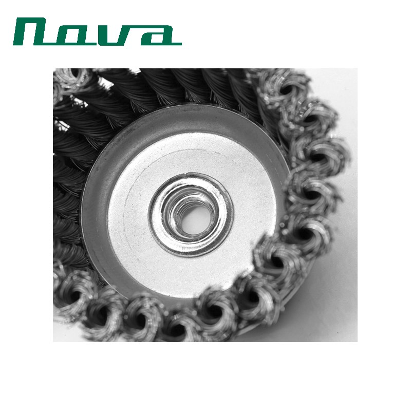 6 Wire Remove Rust Brush Wheel for Bench Grinder