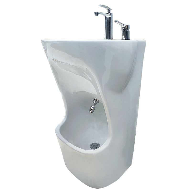 Раковина для ванной на пьедестале, круглая, белая