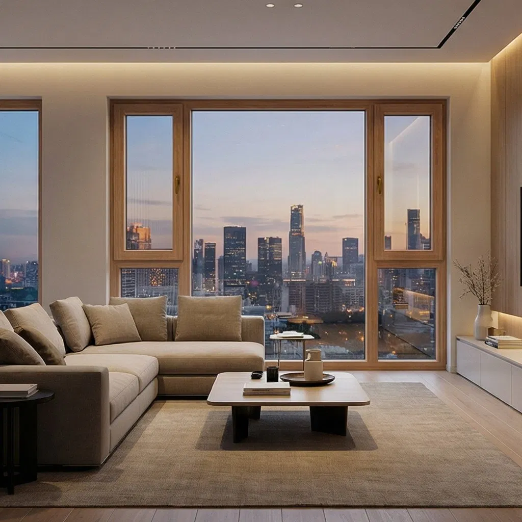 Acoustic Rated Aluminum Clad Wood Windows for Enhanced Urban Noise Reduction