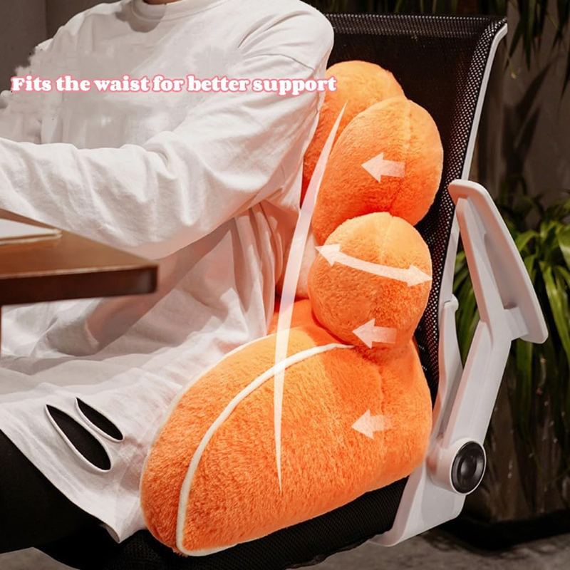Reading Bed Rest Pillow with Arm Support Flower Shaped Faux Fur Backrest Reading Pillow for Sitting up in Bed