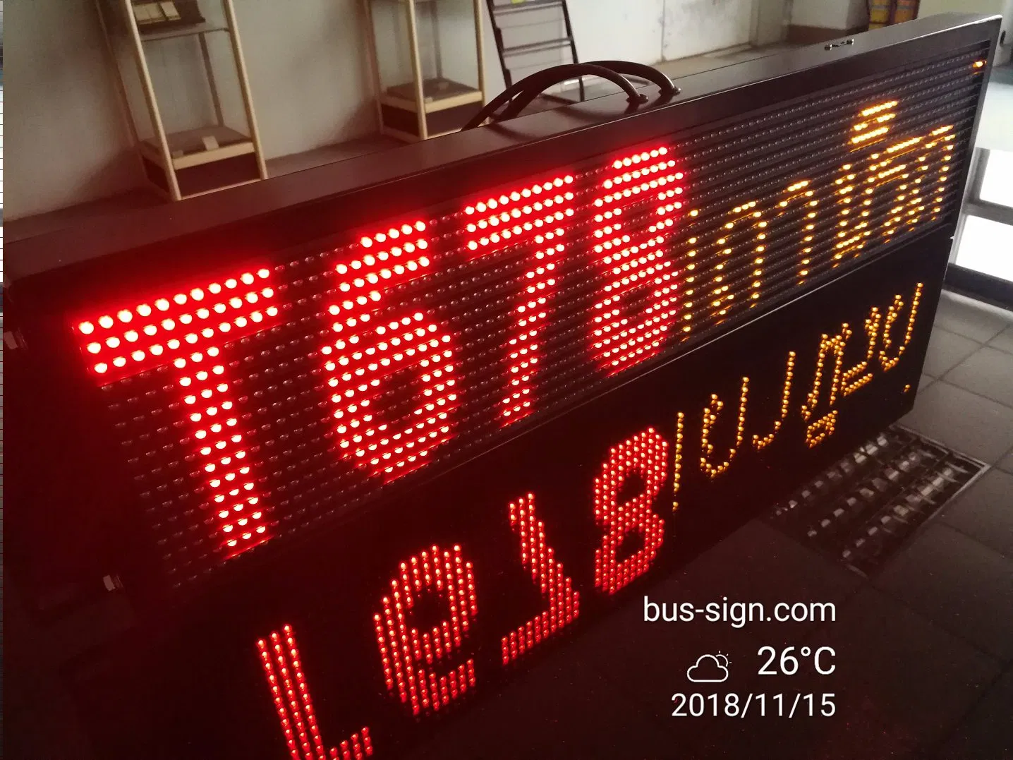 Factory Direct LED Bus Sign with Route & Destination