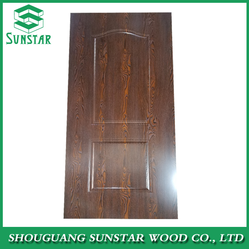 Hot Press Laminated Melamine MDF HDF Door Skin Panels