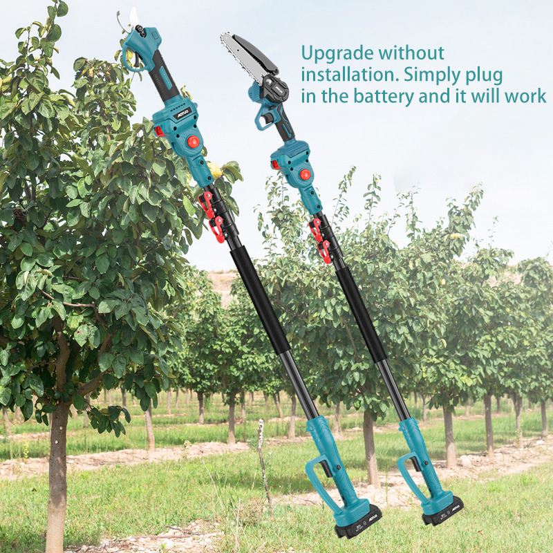 Телескопические высотные электроножницы для обрезки веток