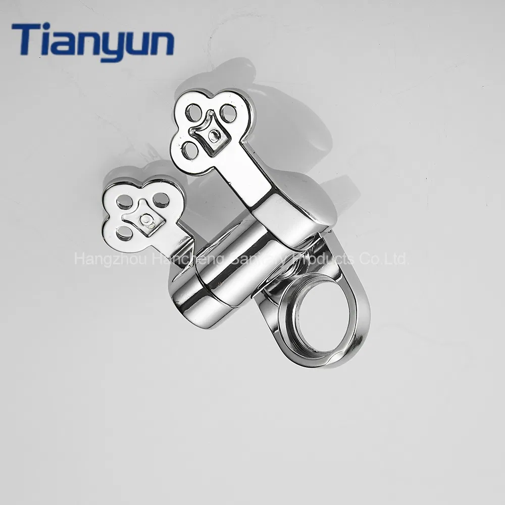 Custom Chromed Zinc Alloy Toilet Seat Hinge with Soft Close Function