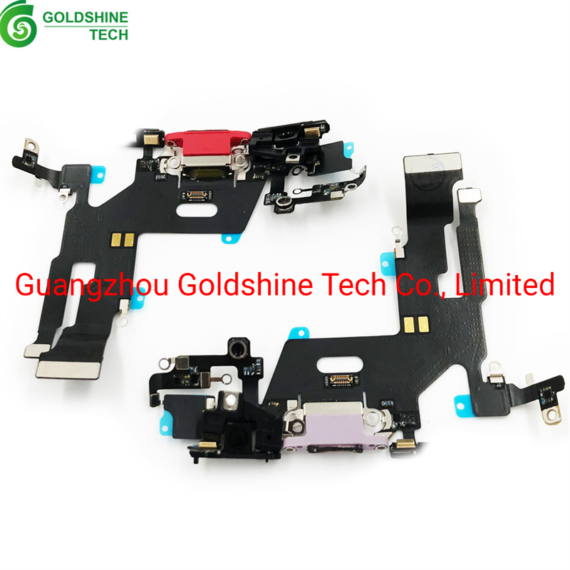 Шлейф зарядки для iPhone 11 с портом и микросхемой