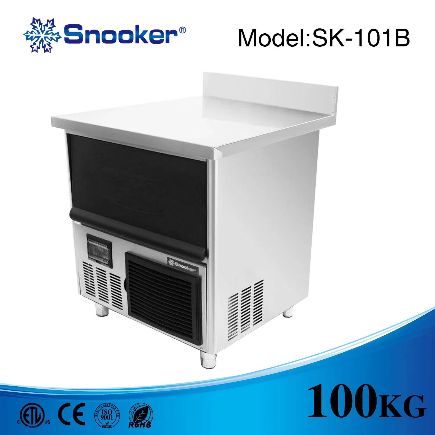 Under-Counter Type 50~100kg Ice Machine Ice Maker for Kitchen Bar