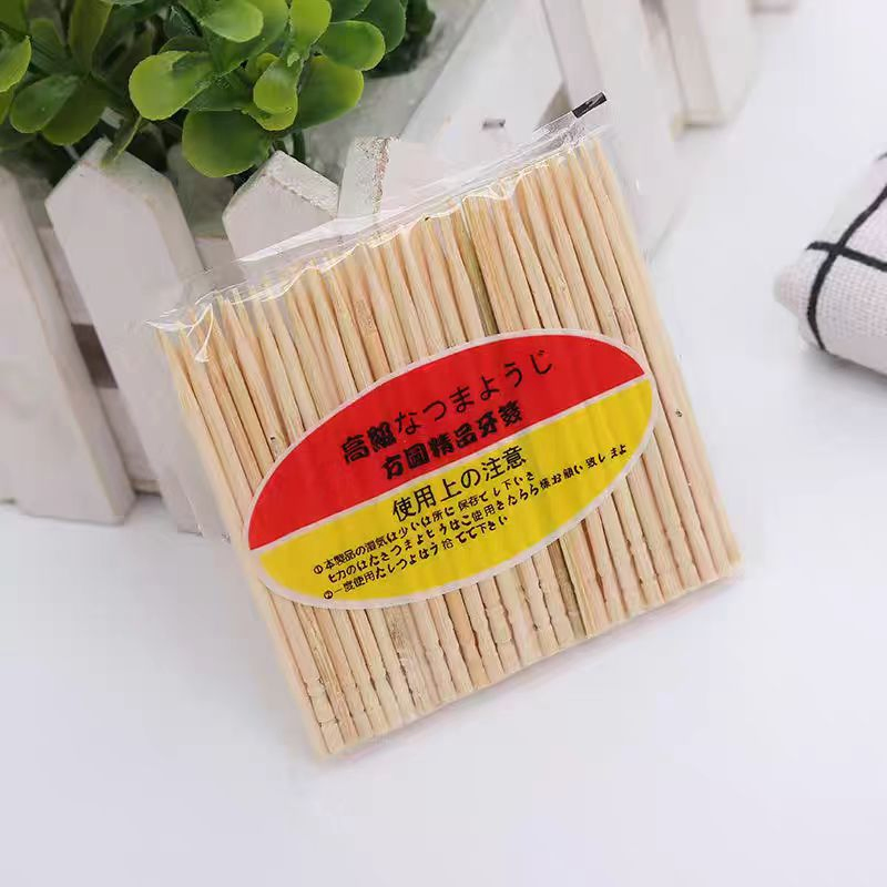 Natural Color A Grade Factory Direct Sale Price Bamboo Toothpick Customize