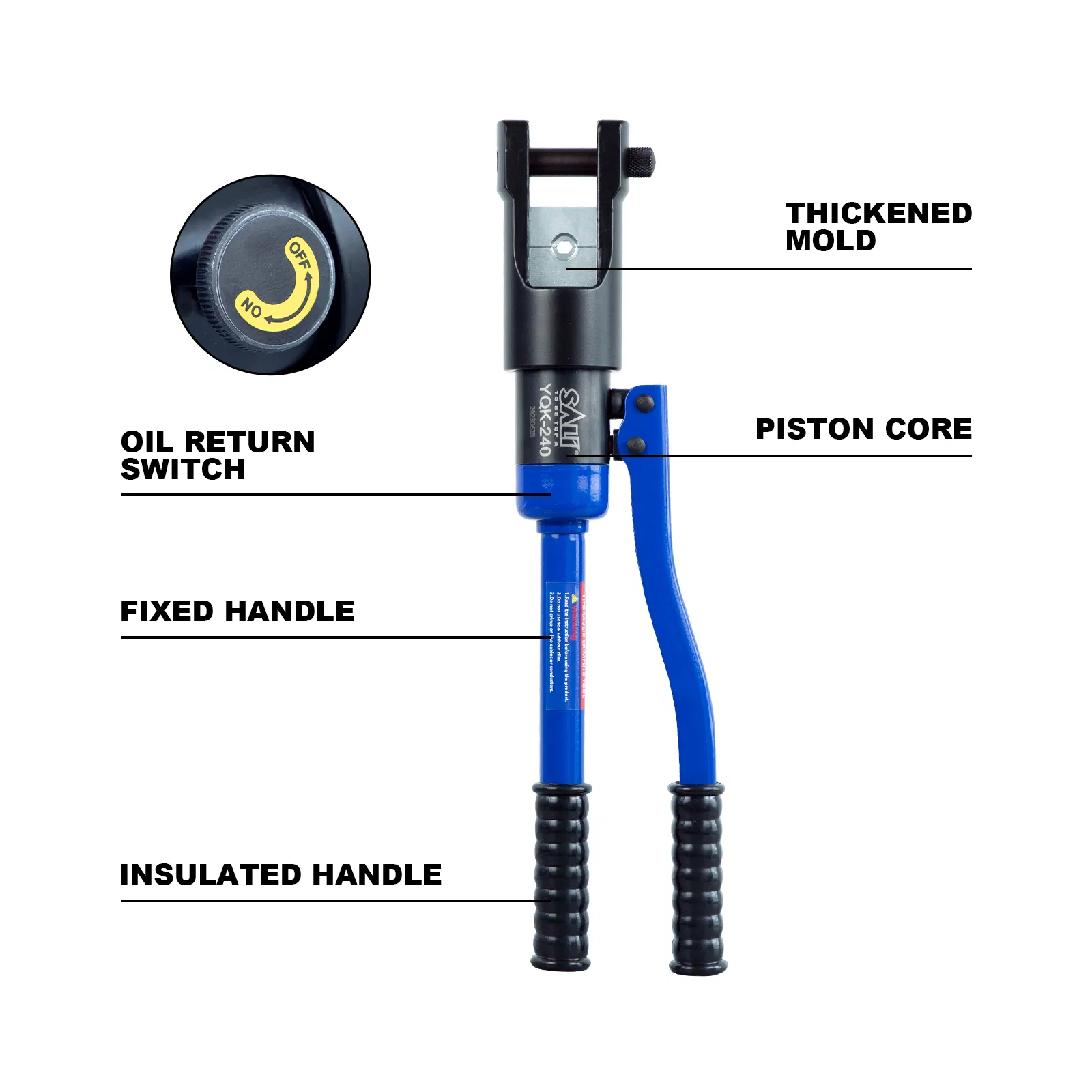 Sali Cu16-240mm² 11mm Professional Hand Tools Hydraulic Crimping Tool