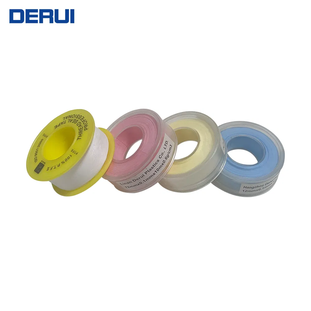 Good Density PTFE Gas Line Water Pipe Thread Sealing Tapes for Air/Water Leaks