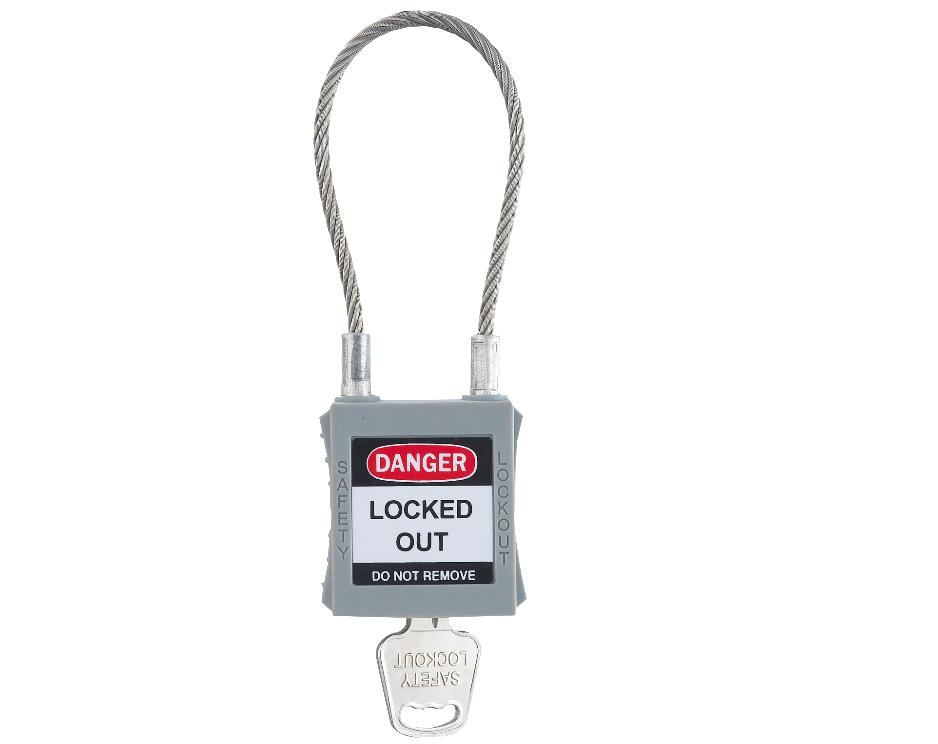 Cable Padlock (3.2mm cable dia, 175mm length)