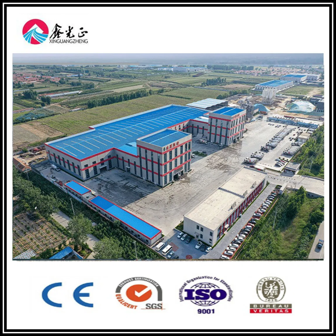 Steel Structure Prefabricated Construction Building with Construction Guidance Service