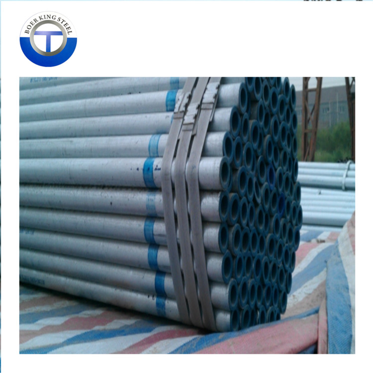 Hot Dipped ASTM A500 S235jr S275jr S355jr Grb Pre-Galvanized Round Steel Ms Pipe