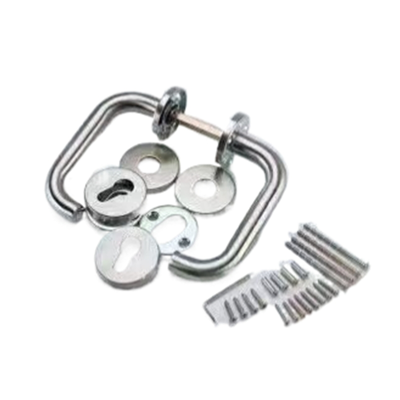 Durable Stainless Steel Split Door Handle with Anti-Theft Design
