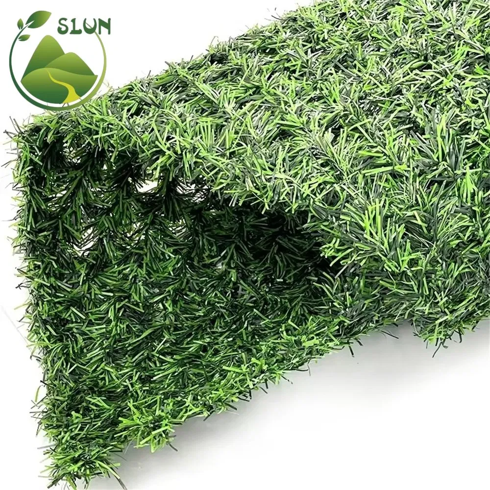 Green Grass Hedge Roll Artificial Fence