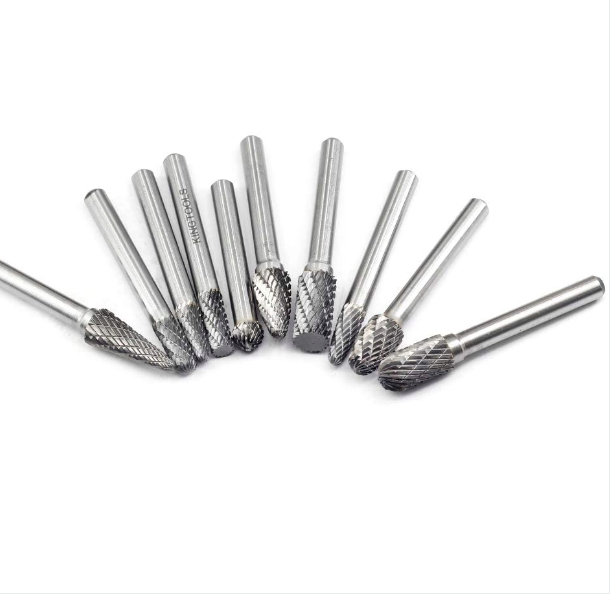 Tree Shape Tungsten Carbide Burrs Solidos Rotary File Grinder Drill Bits Hard Alloy Cutting Burrs
