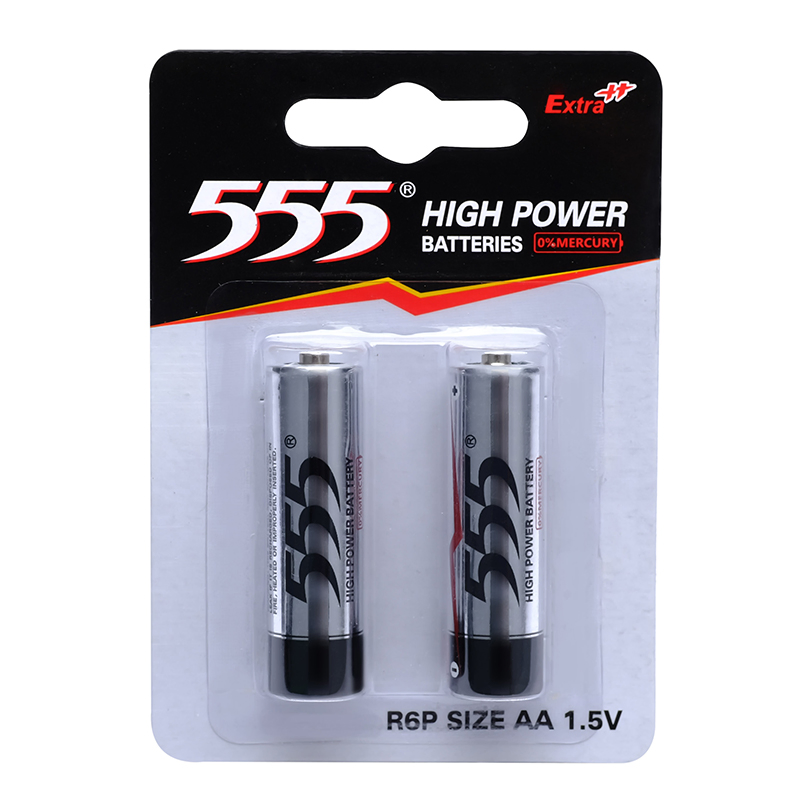 Батарейки AA 555 Carbon Zinc R6P, 1.5В