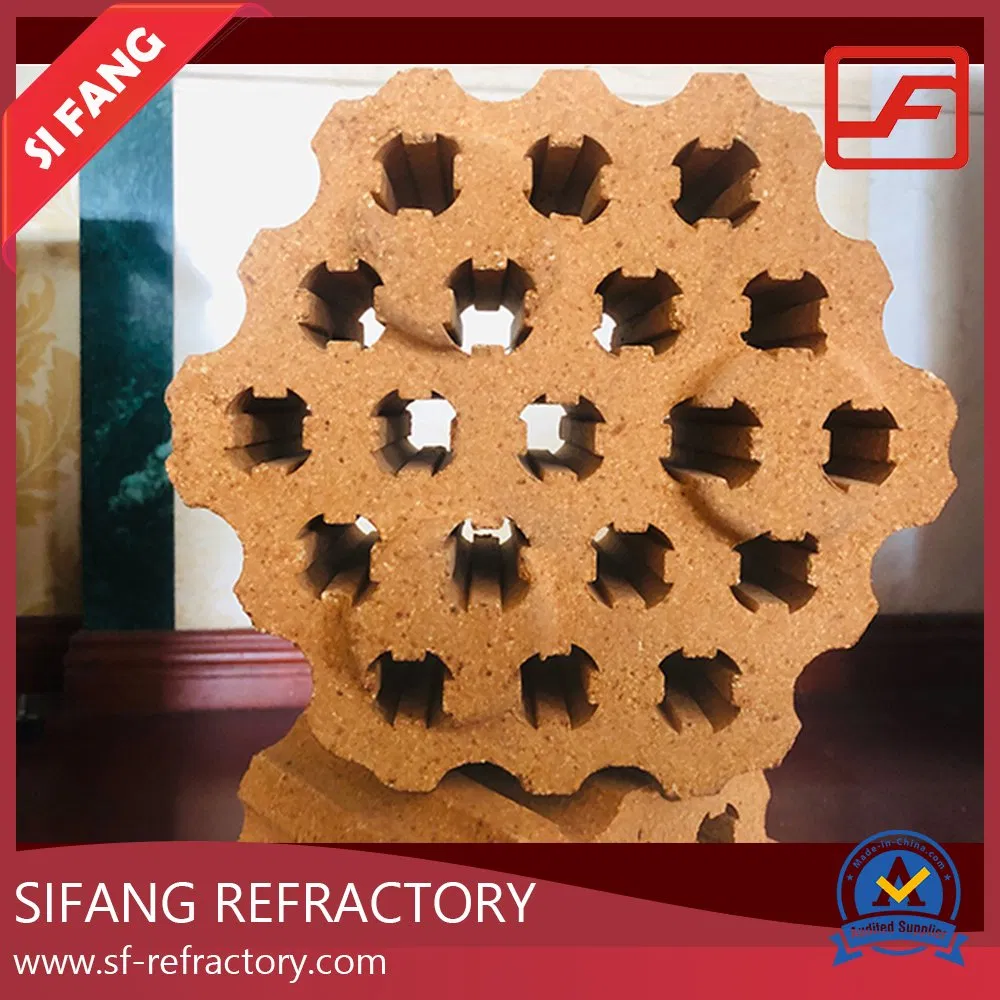 Огнеупорный кирпич-насадка 19 отверстий Low Creeping Clay