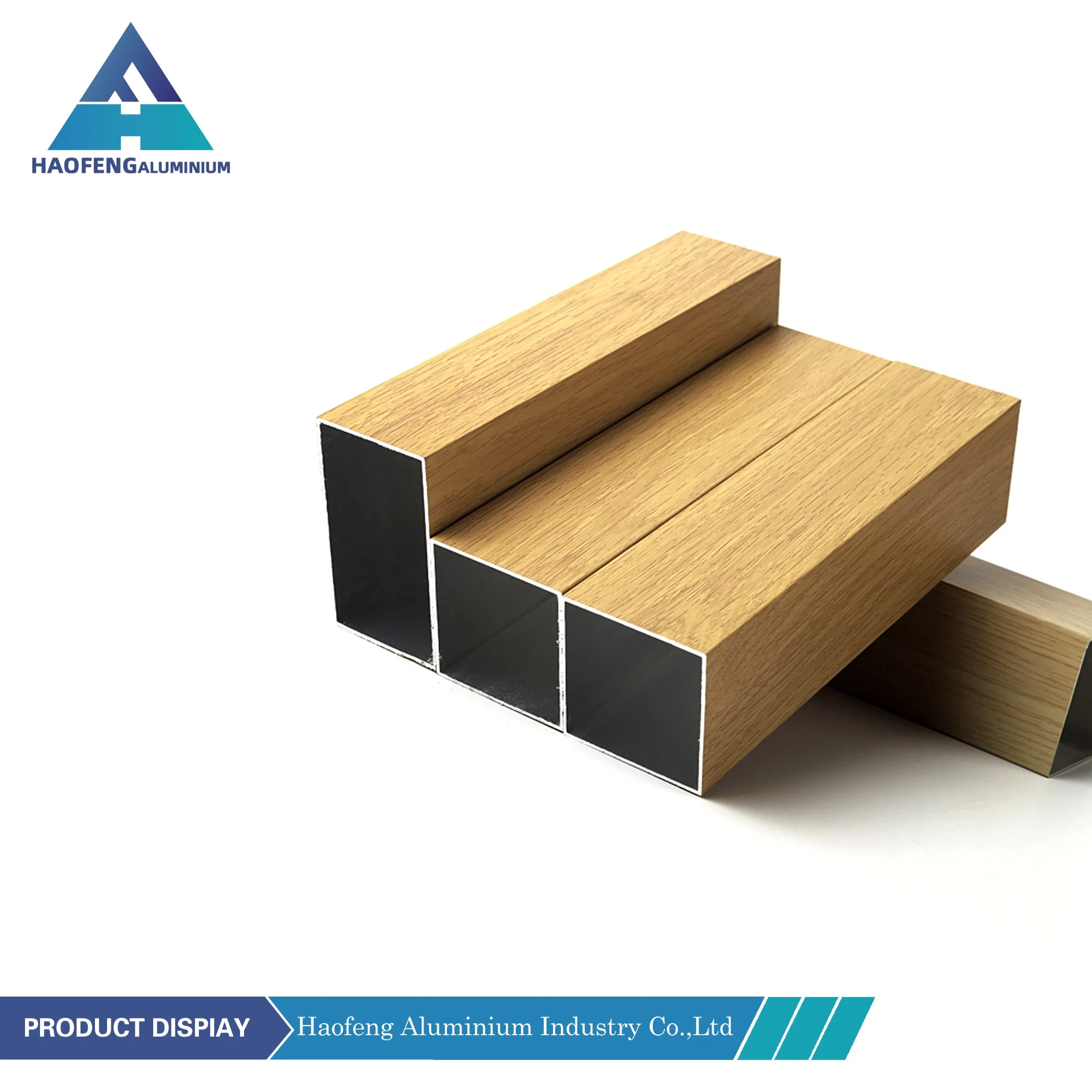 Hot Selling 6000 Series Aluminium Square Tube Customed Aluminum Wooden Grain/Anodized Extrusion