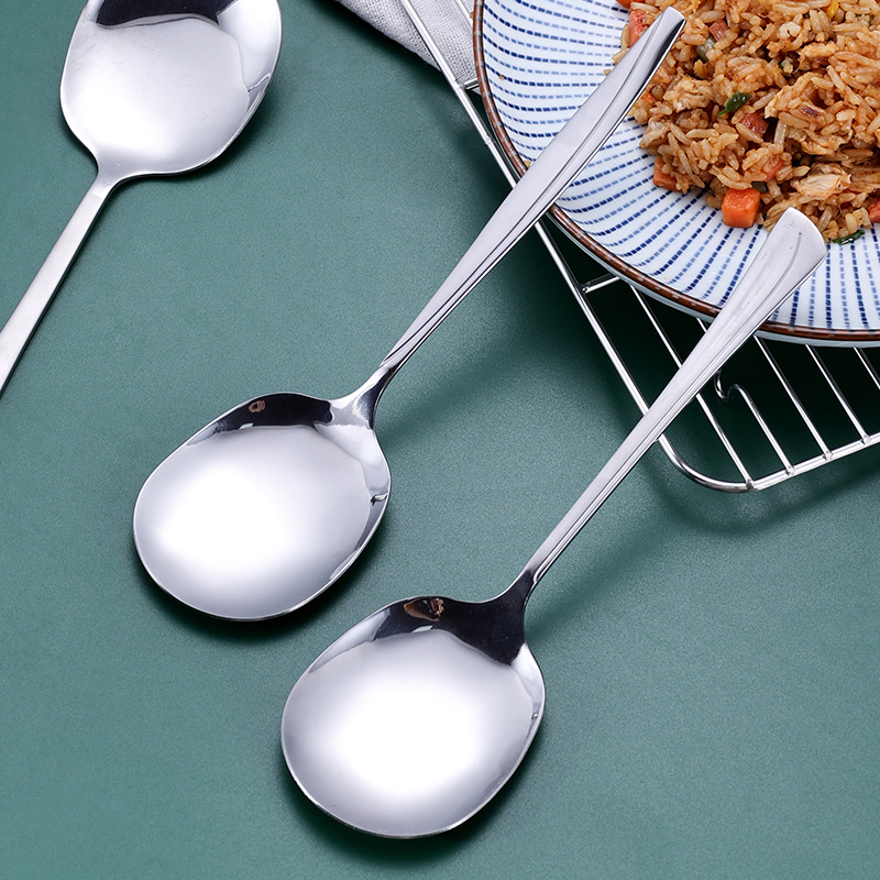 Stainless Steel Public Porridge Spoon for Dinnerware Set