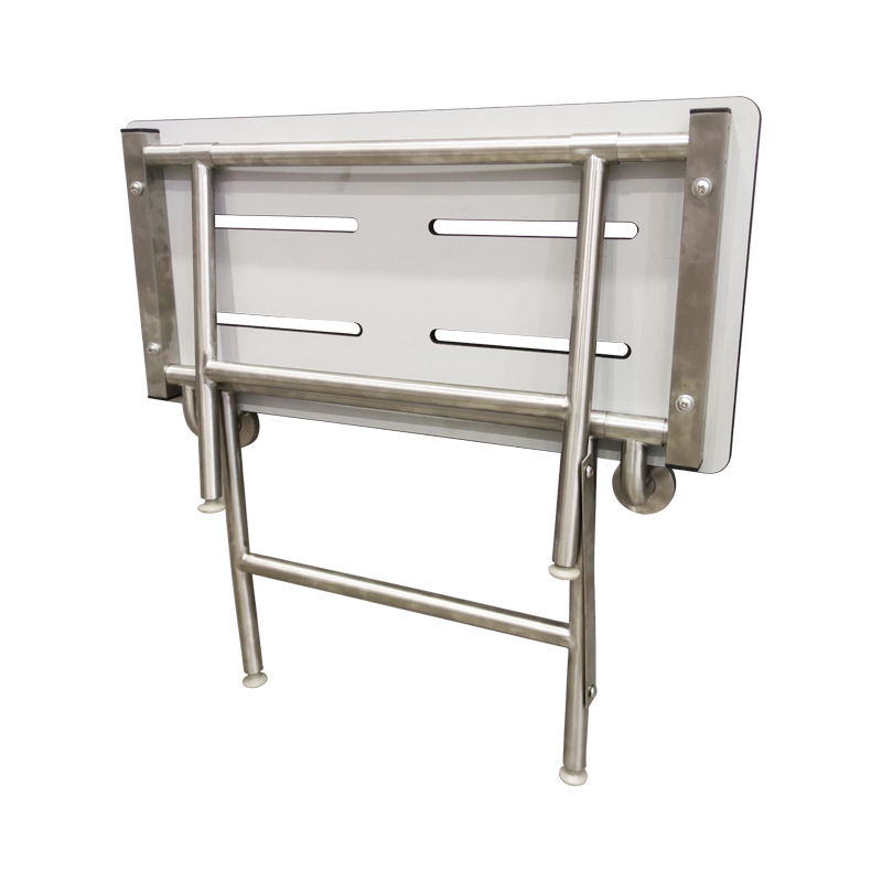 Shower Seat Toilet Chair Stainless Steel Bathroom Folding Wall Mount