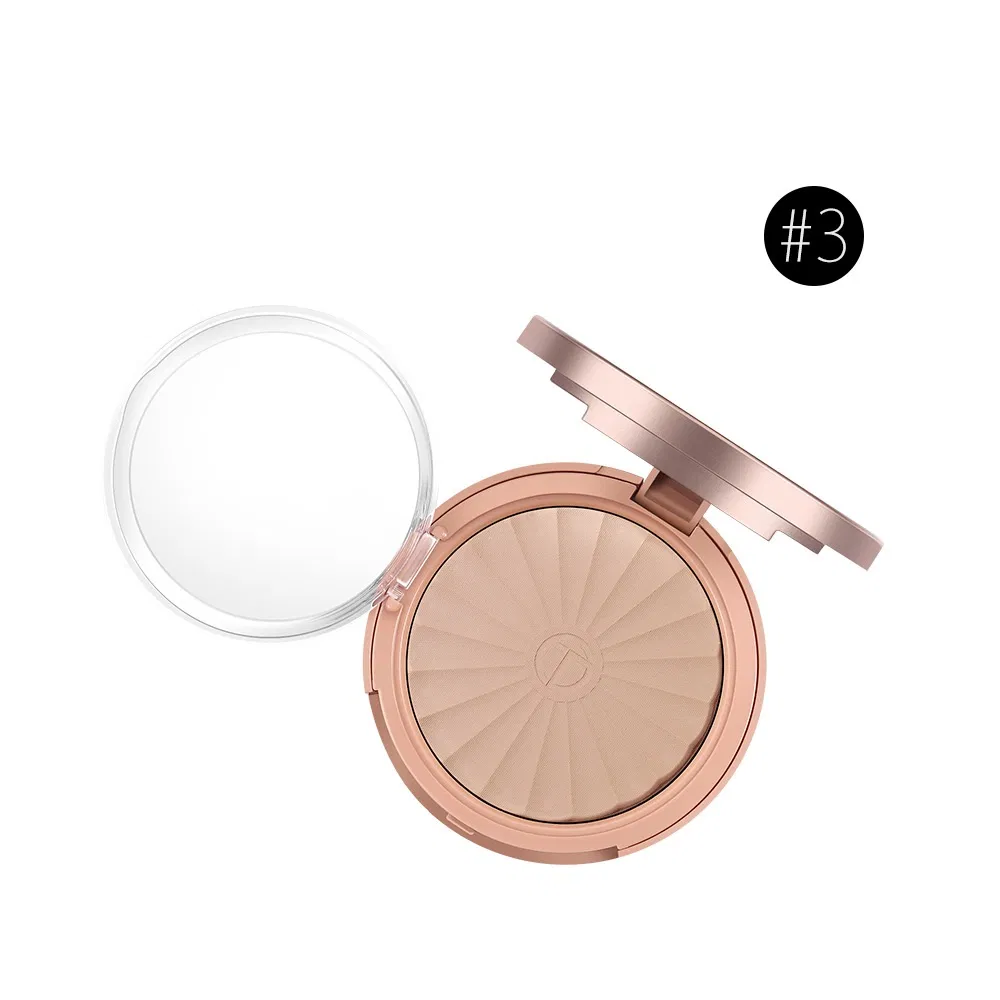 Otwo42 Powder Pressed Powder Custom Logo Private Label Face Makeup Compact Powder Highlighter Foundation Pressed Setting Powder