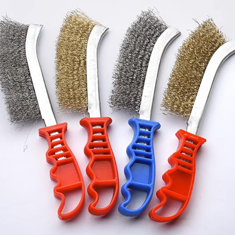 Steel Wire Brush, Knife Type, Durable, for Rust Cleaning & Surface Finishing