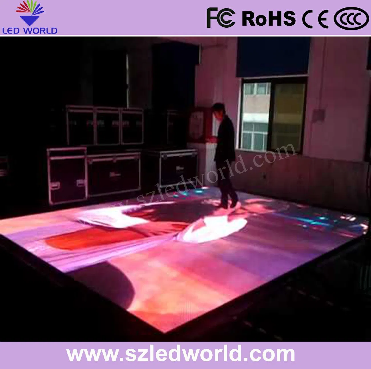 P6.25 Outdoor IP65 Acrylic Dancing LED Display with Radar System Suitable for Small Area