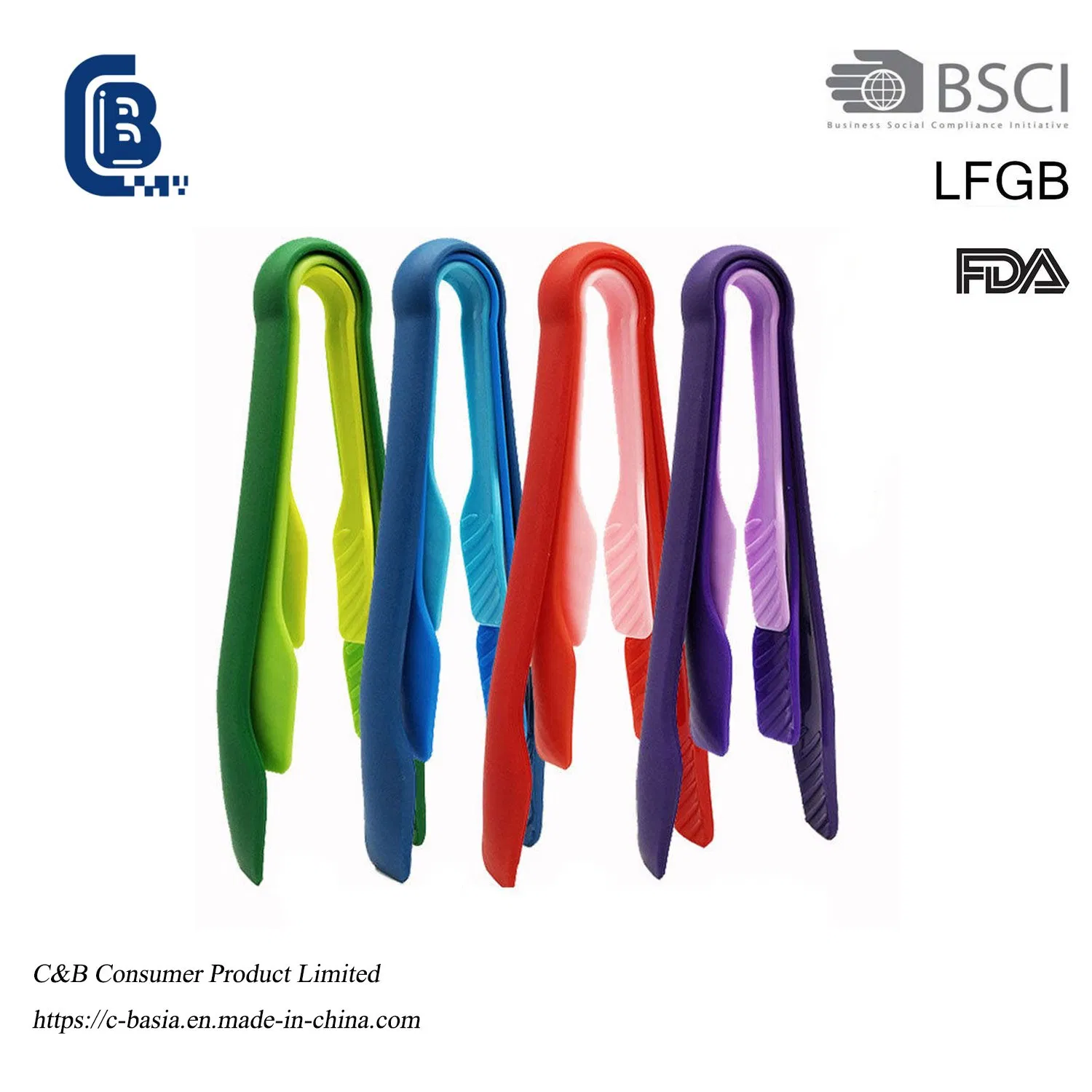 Кухонные щипцы для салата и готовки, нейлоновые