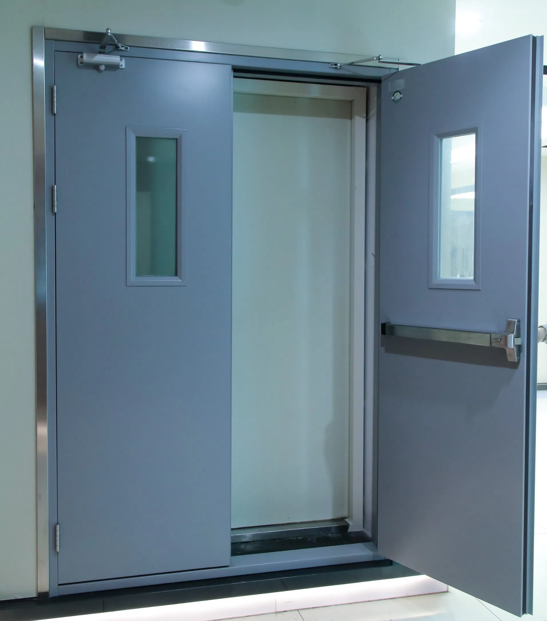 180 Mins China Real Listed Fire Rated Steel Door Commercial Building Hotel Used Fire Proof Door Entrance Steel Doors