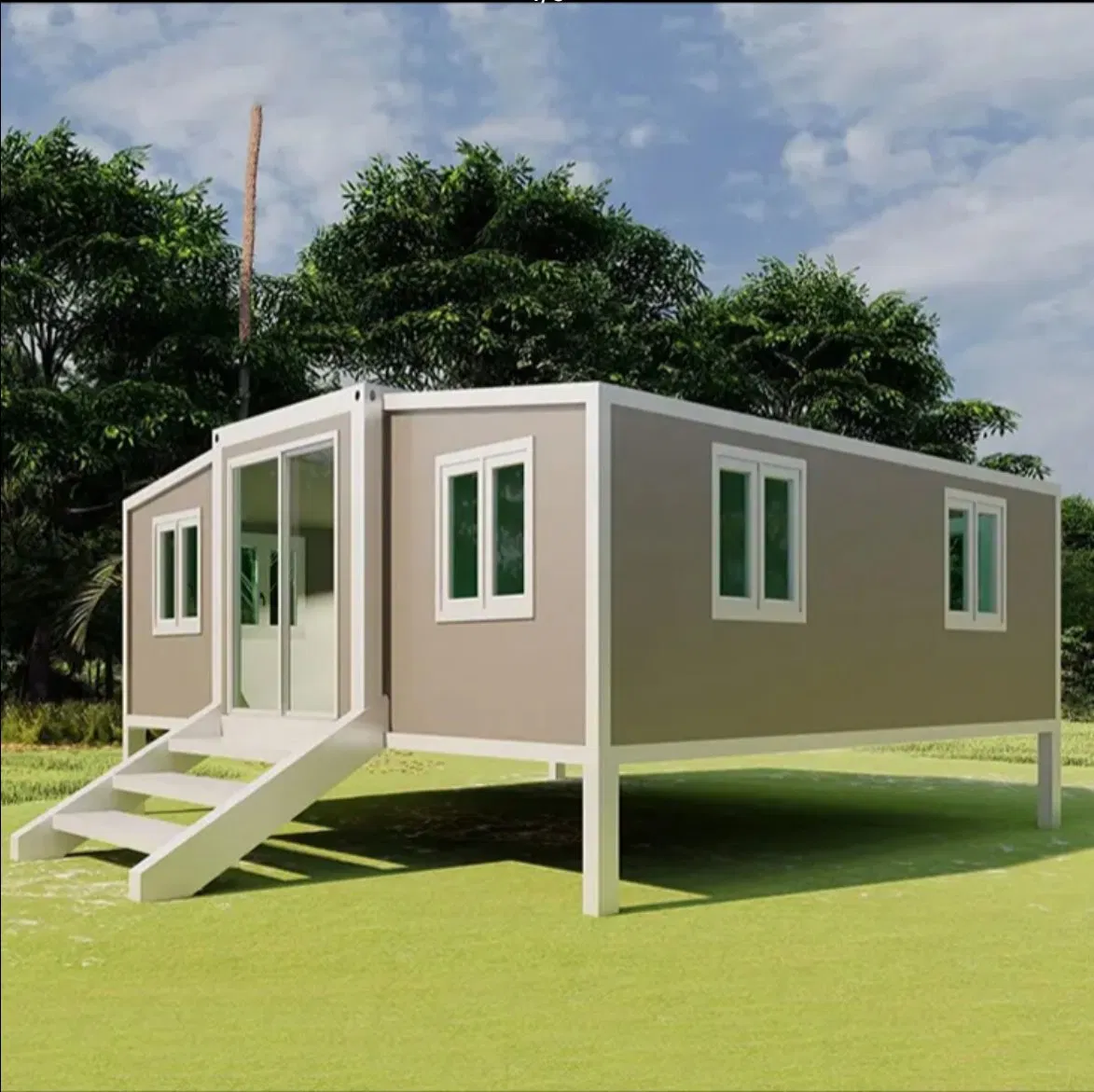Customized Modular Tiny House Apple Cabin Expandable Container Portable Container House Expandable