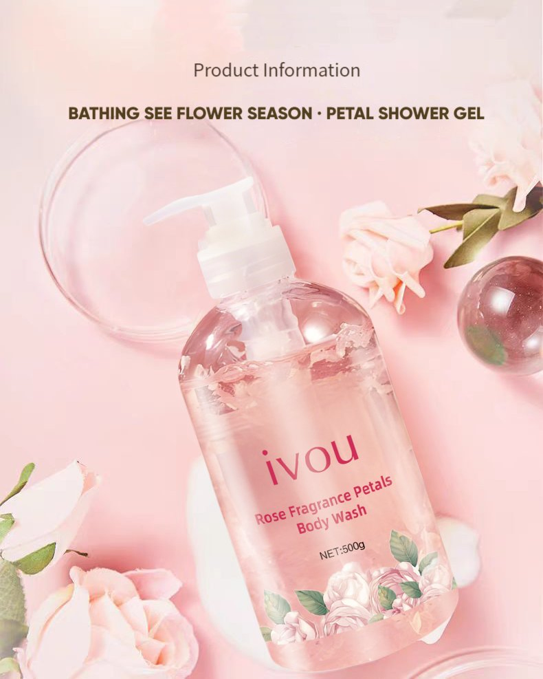 High-Quality Factory Wholesale Spot Goods 500ml Shampoo Gel Floral Fragrance Hair Care Products Oil Control Amazing Smoothly Hair Care Personal Care