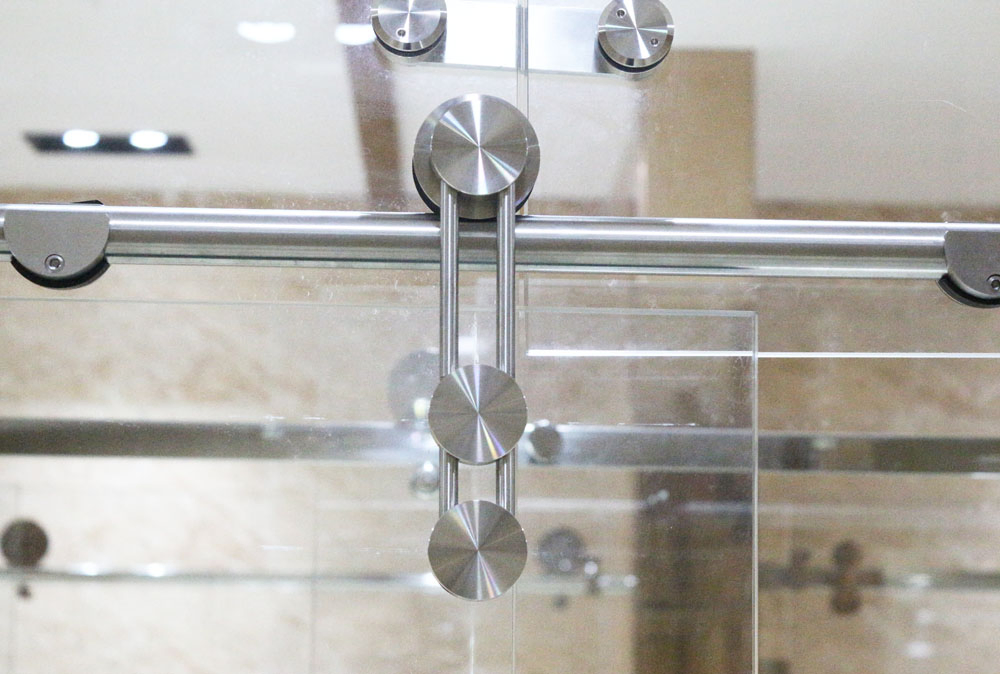 Frameless Stainless Steel 304 Sliding Shower Shower Cubicle Accessories Sliding Door Roller Hardware Accessories