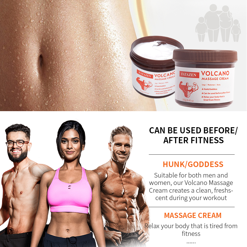 Weight Loss Slimming Muscle Contouring Abdominal Fitness Hot Sweat Eliminating Relaxed Skin Fat Burning Cream