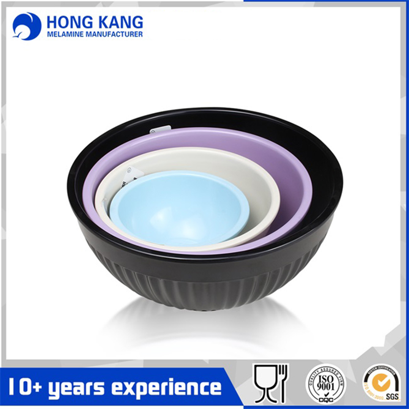 Full Size Dinnerware Punch Melamine Noodle Bowl for Restaurant