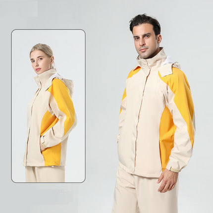 High Quality Women New Waterproof Windproof Hoody Raincoat for Biker