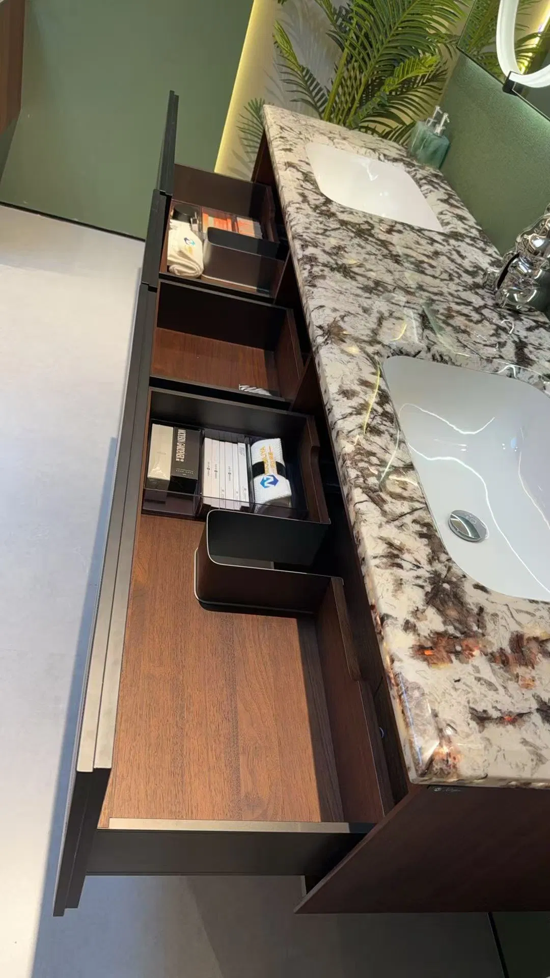 Smart Round Bathroom Mirror with Anti-Fog and Bluetooth Speaker