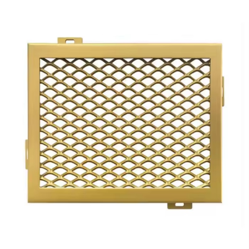 Shape Drawing Customization Mesh Aluminium Panel Facade Curtain Wall