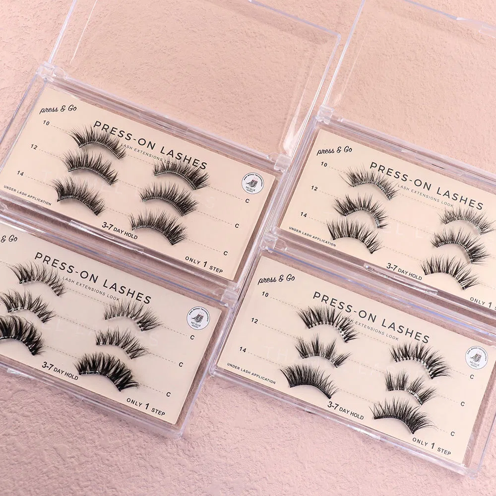 New Self Adhesive Half Strip Handmade Long Lasting Wholesale False Eyelashes