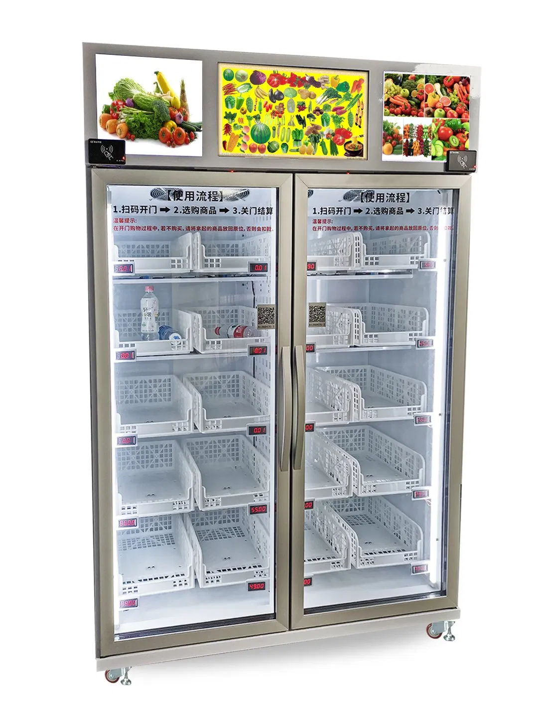 Weimi Big Capacity Weight Sensing Vending Machine Ready Meals Healthy Food Vending Machine with Card Reader for Office Shopping Mall